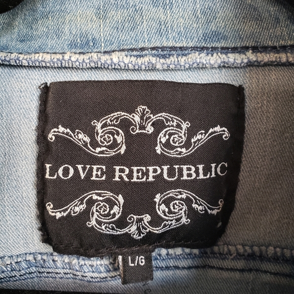 Love Republic Cropped Jean Vest - Picture 6 of 6